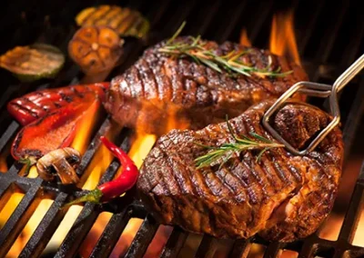 restaurant - grand cafe centennial - diner - lunch - menu - ribeye houtskoolgrill